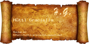 Hüttl Graciella névjegykártya