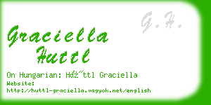 graciella huttl business card
